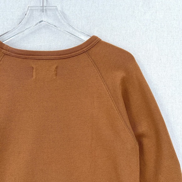 EVERLANE Crewneck Sweatshirt Womens XS Brown Long Sleeve French Terry Pullover - Picture 10 of 11